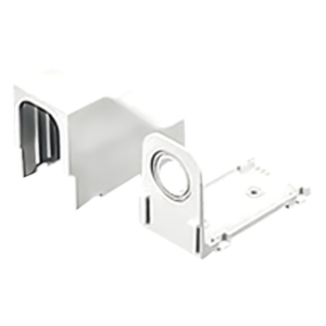 PANDUIT DCEFXWH-X – Accesorio para Techo Falso/Entrada / Conexión Tubería 1/2 a 1 In / Compatible Canaletas LD3, LD5 y LD10 / UL94V-0 / TIA/EIA