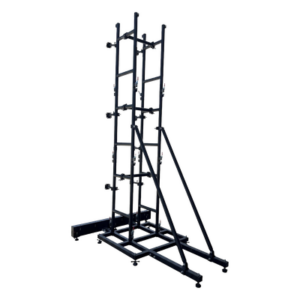 SHINESTAGE KMBPPHIK50X50 – Sistema de Montaje a Piso para Videowall / Módulos 50x50 cm / Altura Máxima 5 m (16.4 ft) / Soporte Inclinado / Expansión Lateral Ilimitada