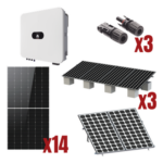 HUAWEI FUSIONSOLAR SUN20008KLKIT – Kit Solar de Interconexión / 8 kW / 220 Vca / Inversor Monofásico / 6 Módulos Fotovoltaicos / Eficiencia 98.40%