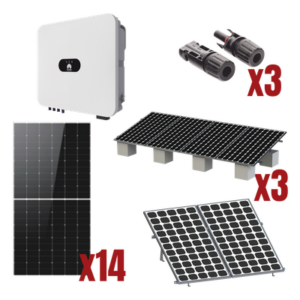 HUAWEI FUSIONSOLAR SUN20008KLKIT – Kit Solar de Interconexión / 8 kW / 220 Vca / Inversor Monofásico / 6 Módulos Fotovoltaicos / Eficiencia 98.40%