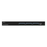 GRANDSTREAM GWN7832 – Switch de Agregación Capa 3 / 12 Puertos 10Gigabit SFP+ / Capacidad 240 Gbps / Stacking 4 Unidades / QoS Avanzada / Dual Stack IPv4/IPv6