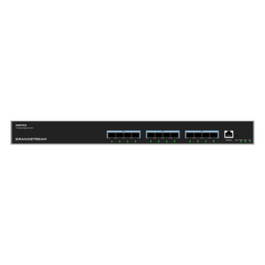 GRANDSTREAM GWN7832 – Switch de Agregación Capa 3 / 12 Puertos 10Gigabit SFP+ / Capacidad 240 Gbps / Stacking 4 Unidades / QoS Avanzada / Dual Stack IPv4/IPv6