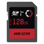 HIKSEMI by HIKVISION HS-SD-E30/128G – Memoria SD / 128 GB / Lectura 180 MB/s / Escritura 150 MB/s / V30 U3 Clase 10 / -25°C a 80°C / Anti-impactos