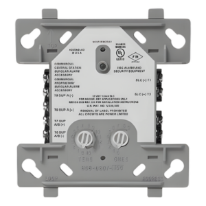 FIRE-LITE MDF-300 – Módulo Monitor Direccionable Dual / 2 Circuitos IDC Clase B / Alimentado por Lazo SLC / 15 a 32 VCC / Caja 4 Pulgadas
