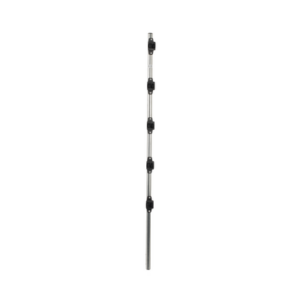 SFIRE SF-POST-5 – Poste de Paso para Cercas Eléctricas / Tubo de Acero Galvanizado / 5 Aisladores / Longitud 1.2 m (3.9 ft) / Diámetro 25 mm (1 in) / Peso 0.92 kg