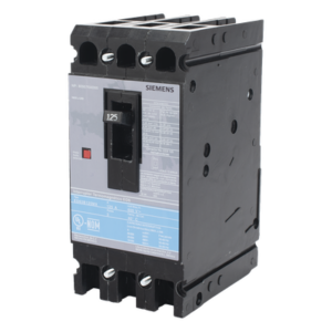 SIEMENS ED63B125MX – Interruptor Termomagnético / 3 Polos / 125 A / 600 VCA / 18 kA / 400 Hz
