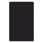 LUTRON ELECTRONICS RDRSMN – Switch Remoto de Pared / Control Multilocación 3 y 4 Vías / 120 V / Acabado Midnight