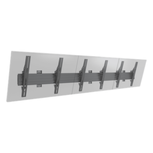 EPCOM INDUSTRIAL LCW3X1UT400 – Soporte de Pared para TV / Riel Triple / Capacidad 110 lbs (50 kg) / Compatible 32"-65" / VESA 100x100-600x400 mm / Ajuste Ángulo 5°-15° / Montaje Profesional