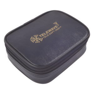 TELEWAVE, INC CO-2000 – Kit de Adaptadores RF / 18 Piezas Intercambiables / Conectores UHF-N-BNC Macho/Hembra / Estuche de Cuero / -40 a +70°C / 0.45 kg