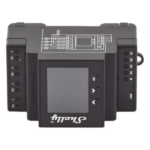 SHELLY SHELLYPRO4PM – Relevador Inteligente / 4 Canales / 10A por Canal / Wi-Fi 2.4 GHz y Ethernet / Bluetooth / Pantalla 1.8" / Riel DIN / 110-230 V