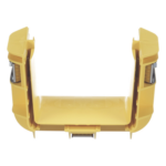 PANDUIT FRBC4X4LYL – Acoplador Recto para Canaleta / 4 x 4 pulgadas (101.6 x 101.6 mm) / Sistema QuikLock / UL 94V-0 / Capacidad 2,824 Cables 1.6 mm / Sin Partes Metálicas