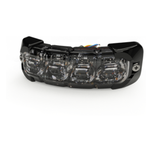 ECCO ED3793BW – Luz de Advertencia Direccional Flexible / 8 LED Dual Color / 69 Patrones de Destello / IP69K / 12-24V / Curvatura 120°