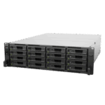 SYNOLOGY RS2825RP+ – Servidor NAS Rack / 16 Bahías Intercambiables / 3U / Rendimiento 3,519/1,790 MB/s / 10GbE Integrado / Fuentes Duales en Caliente / Expansible a 28 Bahías / Hasta 560 TB