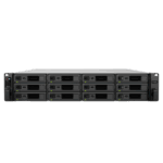 SYNOLOGY RX1225RP – Unidad de Expansión Rack / 12 Bahías SATA 3.5"/2.5" / Intercambio en Caliente / Fuente Redundante / 2U / 4 Ventiladores 80 mm