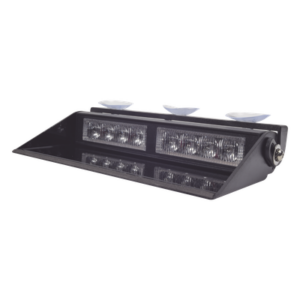 EPCOM INDUSTRIAL SIGNALING XLL106-RB – Luz de visera para interior / 12 VCC / 22 patrones de destello / 8 LED / 4.5 x 1.9 x 1.0 in