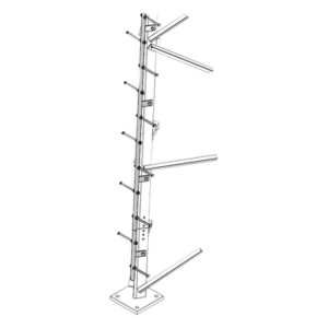 Trylon TRY-ST-STEPW – Escalera de Torre / 3 m (9.8 ft) / Peldanos Tipo Perno / Seccion Soldada / Secciones 13 a 21