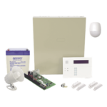 HONEYWELL HOME RESIDEO VISTA48WIRES/6160RF – Panel de Alarma / 8 Zonas Cableadas / 40 Zonas Inalámbricas / Teclado Alfanumérico con Receptor RF / Sirena 15 W / Batería 12V 4.5Ah