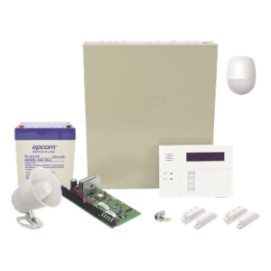 HONEYWELL HOME RESIDEO VISTA48WIRES/6160RF – Panel de Alarma / 8 Zonas Cableadas / 40 Zonas Inalámbricas / Teclado Alfanumérico con Receptor RF / Sirena 15 W / Batería 12V 4.5Ah