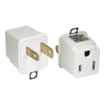 SURTEK SYS-136074 – Adaptador de Aterrizado a Polarizado / 127V / 15A / ABS / 2 Piezas