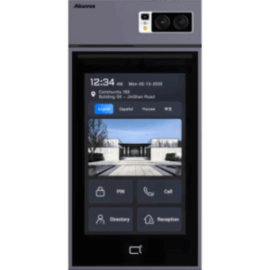 AKUVOX S539KIT – Videoportero IP / Pantalla Táctil IPS 10" / Cámara 5 Megapixel / Android / Reconocimiento Facial / Acceso QR NFC Bluetooth Tarjeta PIN / IP66 IK08