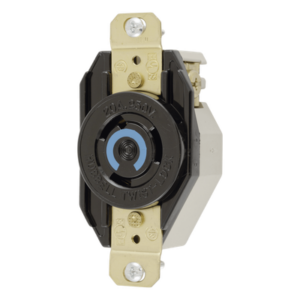 HUBBELL HUB-HBL-2320 – Receptáculo Industrial / Media Vuelta NEMA L6-20R / 20A 250V / 2 Polos 3 Hilos / Nylon Resistente / -40°C a 75°C