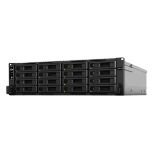 SYNOLOGY RS4021XS+ – Servidor NAS Rack / 16 Bahías / Intel Xeon D-1541 8 Núcleos / 16 GB DDR4 ECC Ampliable a 64 GB / 403,000 IOPS / 6,200 MB/s Lectura / RAID F1 / Doble Fuente Redundante