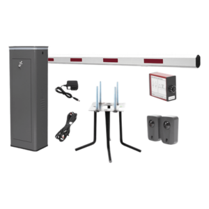 ACCESSPRO KIT-XBF-3R – Kit Barrera Vehicular Derecha / Brazo 3 m (9.84 ft) / Apertura 1.5 s / Uso Semi-Intensivo / Accesorios de Seguridad Incluidos / 110V