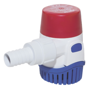 RULE 25SA – Bomba Sumergible de Achique / 500 GPH / 12 VCD / Operación en Seco / Protección Térmica / Base de Filtro