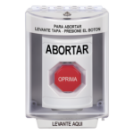 STI SS2382AB-ES – Botón de Abortar con Bocina / Tapa de Policarbonato Resistente / Restablecimiento con Llave / UL/cUL/ADA / Interior/Exterior