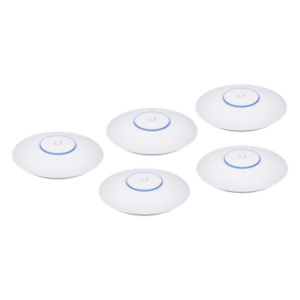 UBIQUITI UAP-NANOHD-5 – Paquete de 5 Access Point UniFi 802.11ac Wave 2, MU-MIMO4X4 con antena Beamforming, hasta 1.7 Gbps, para interior PoE 802.3af, soportan 200 clientes, No incluyen PoE´s