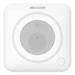 HIKVISION DS-PS403I-WB – Sirena Inalámbrica Interior / 105 dB / Audio Intercom 85 dB / LED de Alerta / 433 MHz / Alcance 800 m (2624.7 ft) / Cifrado AES-128
