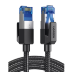 UGREEN 80433 – Cable Ethernet Cat8 / 40 Gbps / 2000 MHz / F/FTP / 5 m (16.40 ft) / Nylon Trenzado