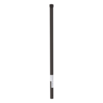 EPCOM INDUSTRIAL SYS-POST-ESQ-3B – Poste de Esquina para Cerca Electrificada / Acero Galvanizado Cal. 18 / 1" Diámetro / 0.8 m (2.6 ft) Alto / 3 Aisladores / Pintura Electrostática Negra