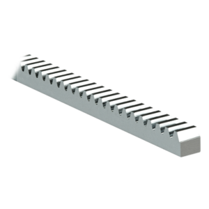 COMUNELLO 1140-0518-001 – Cremallera Cuadrada / 22 x 22 mm / Módulo 6 / 3000 kgf / Acero Galvanizado / Tramos 1 m (3.3 ft)