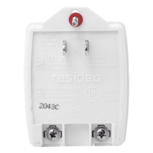 HONEYWELL K10145WH-1 – Transformador de Pared / 120 Vca a 9 Vca / 25 VA / Clase 2 / UL Listado / Montaje en Pared