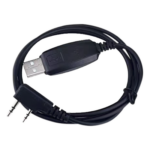 TXPRO W13K – Cable de Programación USB / Conector Dual 2.5 mm y 3.5 mm / Longitud 100 cm (3.2 ft) / Windows 7/8/10 / Radios Analógicos y Digitales