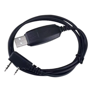 TXPRO W13K – Cable de Programación USB / Conector Dual 2.5 mm y 3.5 mm / Longitud 100 cm (3.2 ft) / Windows 7/8/10 / Radios Analógicos y Digitales