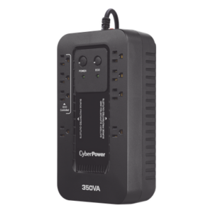 CYBERPOWER EC350G – UPS de 350 VA/255 W, Topología Standby con Modo Ahorrador ECO, Entrada 120 Vca NEMA 5-15P, Con 8 Tomas NEMA 5-15R