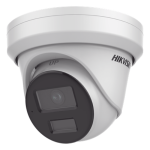 HIKVISION DS-2CD3346G2H-LISU – Cámara Turret IP / 4 Megapixel / Dual Light 40 m (131.2 ft) / DarkFighter S / WDR 130 dB / IP67 / Audio y Alarmas I/O