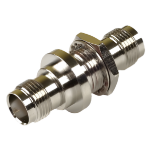 RF INDUSTRIES,LTD RFT-1226 – Adaptador / Doble TNC Hembra / Montaje Hermético Chasis / Tipo D-Plano / Níquel-Oro-Teflón