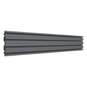 EPCOM INDUSTRIAL SDJH150B – Riel de Aluminio para Videowall / Longitud 1750 mm (5.74 ft) / Ancho 120 mm / Espesor 9 mm / Diseño U / Incluye Tapas y Tornillos