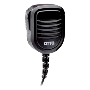 OTTO E2-T2KB511 – Micrófono-Bocina para Radio Portátil / Compatible Kenwood NX/TK Series / Certificación MIL-STD-810 / PTT 500,000 Ciclos / Audio 3.5 mm / Clip 360°