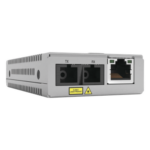 ALLIED TELESIS AT-MMC2000LX/SC-960 – Convertidor de Medios Gigabit / 10/100/1000Base-T a 1000Base-LX / SC Monomodo / Alcance 20 km (65,616 ft) / Compatible con Chasis MMCR18