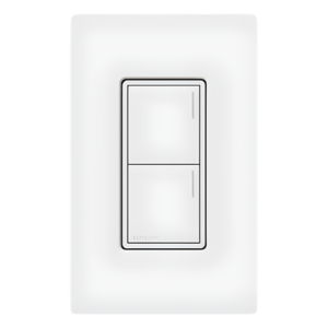 LUTRON RADIORA 3 RRSTW2BWH – Teclado de Pared / 2 Botones / Control de Escenas / Barra Luminosa Ajustable / RadioRA 3