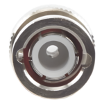 RF INDUSTRIES,LTD RFB-1106-2 – Conector BNC Macho / Anillo Plegable / Bronce Niquelado / Contacto Oro / Para LP-195, LMR-195, RG-58/U, RG-142/U