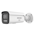 HIKVISION DS-2CD2667G3T-LIZSY – Bala IP / 6 Megapixel / Lente Mot. 2.8 a 12 mm / 60 m IR + Luz Blanca (197 ft) / IP67 NEMA 4X / WDR 130 dB / AcuSense 3.0 + AcuSeek / Metal / -30°C a 60°C