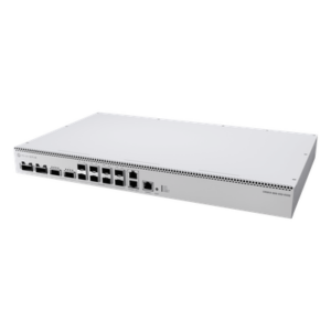 MIKROTIK CRS8128DS2DQ2DDQRM – Switch / 400 Gbps / 8x SFP56 50G / 2x QSFP56 200G / 2x QSFP56-DD 400G / ARM Quad-Core 2 GHz / 4 GB RAM / Rackmount