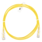LINKEDPRO BY EPCOM LP-UT6-150-YE-28 – Cable de Parcheo Slim UTP Cat6 / 1.5 m (4.92 ft) / 28 AWG / Amarillo / 1 Gbps