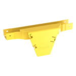PANDUIT FVTHD2X2LYL – Accesorio en T / Conexión Horizontal a Bajada Vertical 90° / Canaleta 2x2 / Radio de Curvatura 50.8 mm (2 in) / Color Amarillo