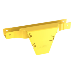 PANDUIT FVTHD2X2LYL – Accesorio en T / Conexión Horizontal a Bajada Vertical 90° / Canaleta 2x2 / Radio de Curvatura 50.8 mm (2 in) / Color Amarillo